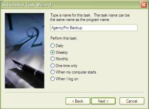 Scheduled Task Wizard